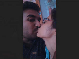 Desi couple shares passionate kisses and tender romance