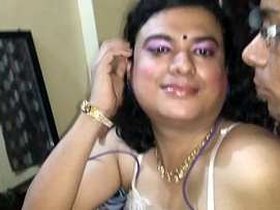 Sultry mature Indian woman confidently displays her assets