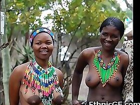 African amateurs showing their amazing titties for the camera