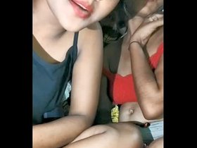 Girls reveal their breasts and vaginas during a tango performance