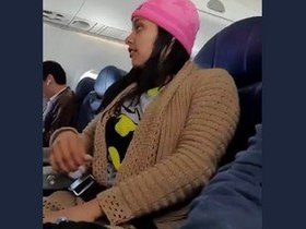 A daring Desi girl's adventure on an airplane