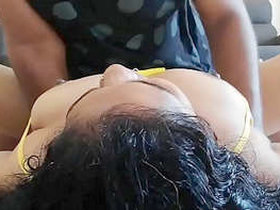 Indian wife vigorously penetrated by young man per cuckold husband's request