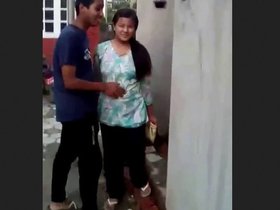 Indian boyfriend shares kiss with lover on skyscraper roof