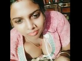 Attractive spouse with big breasts