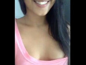Young Indian girl with adorable looks and large breasts