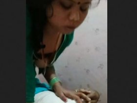 Wife on top of her husband for pleasure
