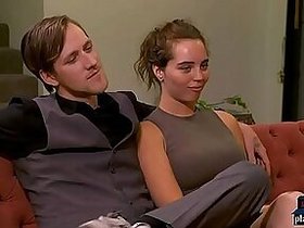 Amateur coupling both long triads on touching a different woman