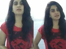 Indian beauty reveals her breasts and discusses not wearing a bra