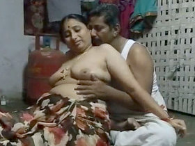 Aunty from South India moans in Telugu during rough sex with her brother-in-law