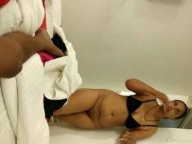 Indian girl bares all post-bath