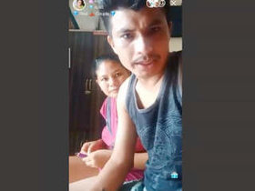 The hottest tango couple in action with face fucking techniques