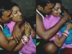 Sensual Desi pair close up on their breasts