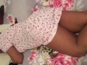 Unclothed woman filmed while asleep