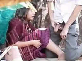 A young amateur couple enjoys outdoor activities in the sun