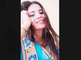 Adorable Indian beauty indulges in sensual self-pleasure