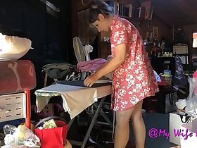 I'm ironing let me work the fuck I want it later