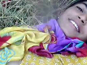 Desi girl and her boyfriend have fun outdoors