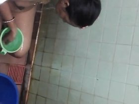 Indian neighbor's sister Devika's bathroom series