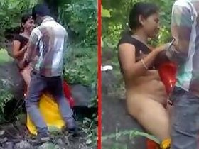 Hardcore rustic outdoor sex with a teenage girl