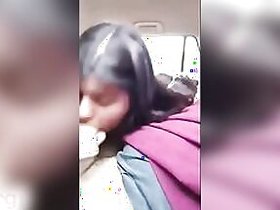 Cute college student enjoys some hardcore sex in the backseat of her car