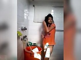 Self-made mms sex scandal with lusty amateur girl desi