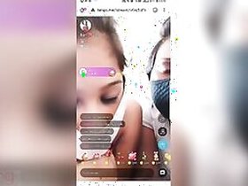 XXX home show on the phone camera of two girlfriends Desi in the nude