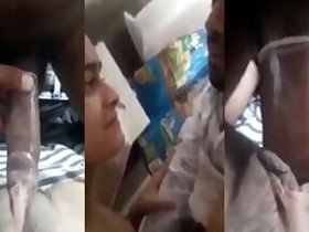 Naughty Desi XXX woman fucked in her pussy and anus with her roommate MMS