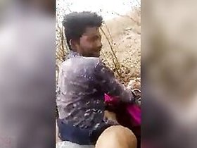 Slutty Dehati fucks outdoors on webcam with local guys