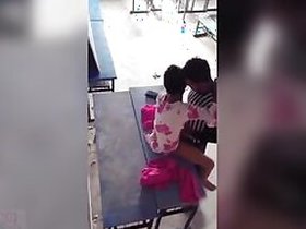 Desi college student has sex with her boyfriend on the bench