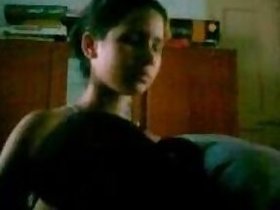 Desi XXX video of a skinny college student being fucked by her landlord