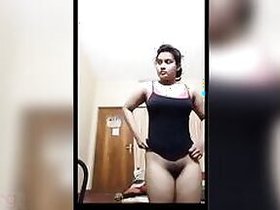 Virgin Nude Selfie Striptease Show Video