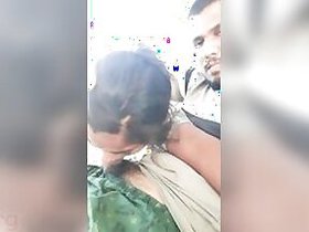 Desi Dehati XXX girl gives a good blowjob to her lusty lover MMC