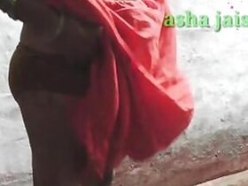 Desi woman fucked in XXX hole from behind after peeing