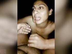 Paki's beautiful wife is busy sucking cock in Desi video