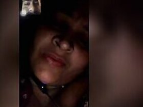 Cheating wife Desi XXX shows off her perfect boobs on video call