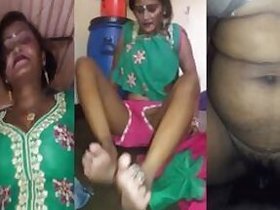 Desi girl bouncing on her client's dick at his house