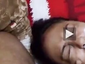 Bangla Budi takes a stream of cum on her face