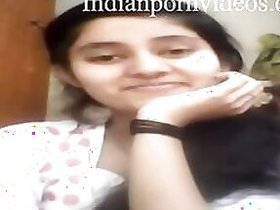 Indian porn video with nude cute girl from cousin