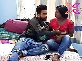 Chick Desi comes to visit her best friend and takes his XXX cock