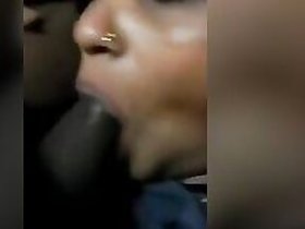 Cute guy enjoys a quick blowjob from horny abode wife