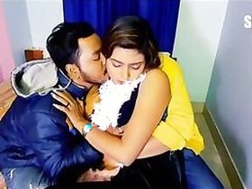 This Indian girl has never had sex with two before!!! Her first threesome experience!