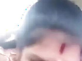 Gives a hot blowjob in the car
