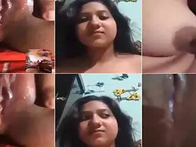 Cute girl showing pussy and ass