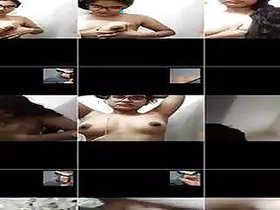 Bangladeshi pretty girl jerking off with her fingers