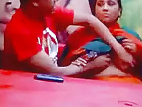 Hot Indian Wife Plays with New Indian