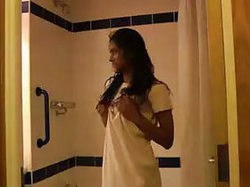 Desi Girl Dancing with Masturbation While Showering Full Hindi