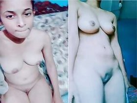 Pretty Lankan Girl Shows Tits and Pussy Part 2