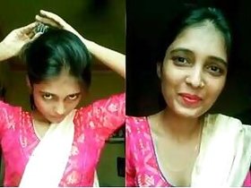 Sexy Desi Girl Plays with Her Boobs and Pussy Part 5
