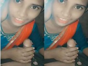 Cute Desi Village Shy Girl Gives Blowjob
