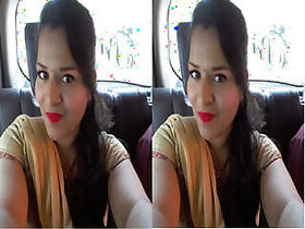 Desi Bhabhi shows her boobs and part of bathing